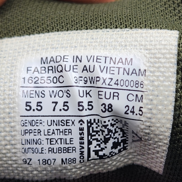 Converse One Star Leather Hightops - Picture 9 of 9